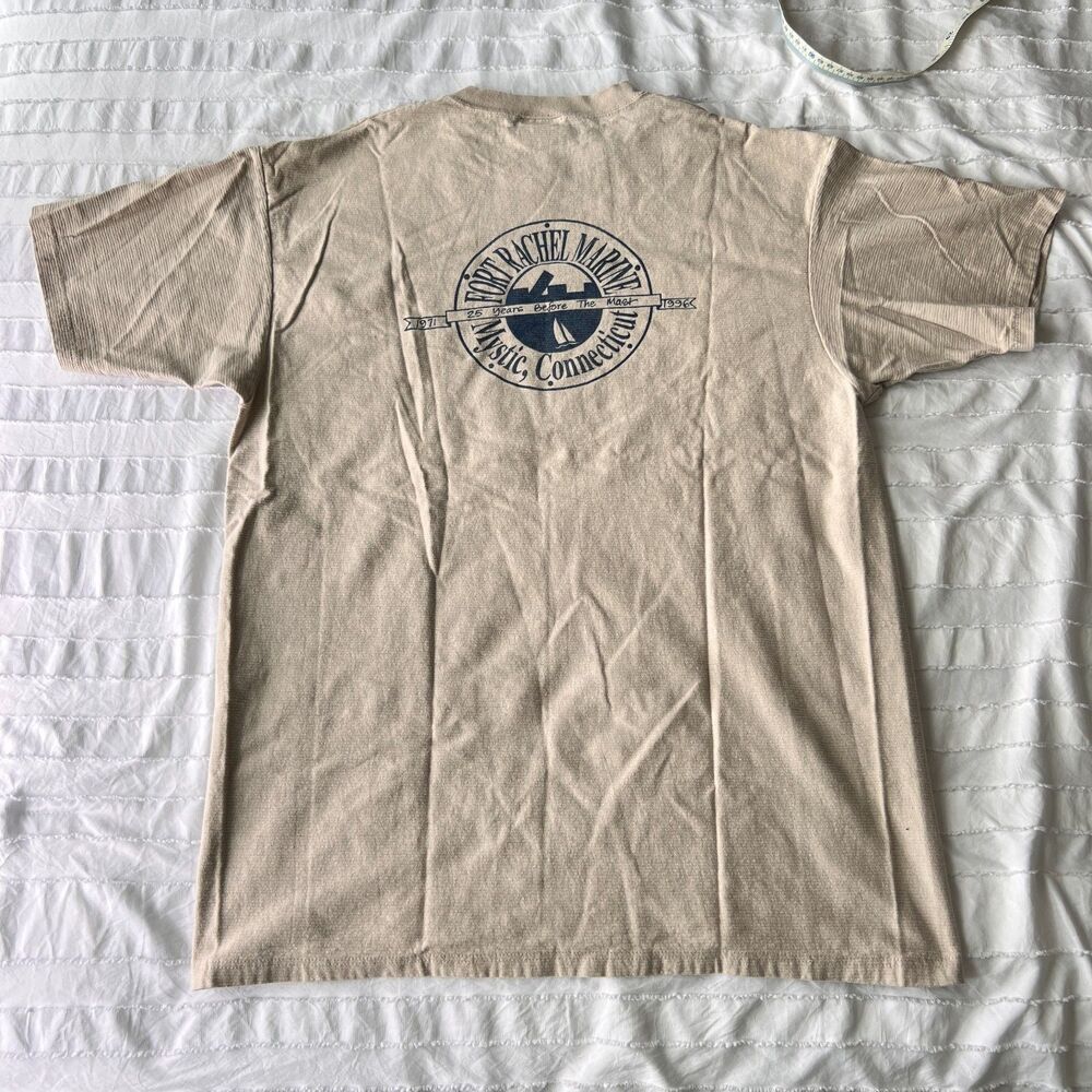 ONEITA SUPERHEAVYWEIGHT PRE-SHRUNK 1996 ZIM BAB EVENT SAILBOAT XL T-SHIRT - Picture 6 of 6
